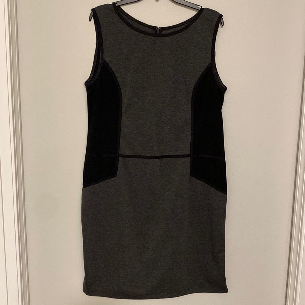 Massimo Gray and Black stretch dress